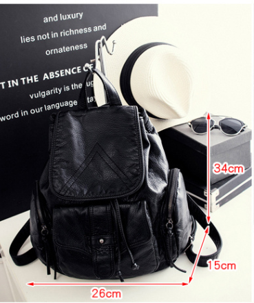 Mochila de Cuero Suave para Mamá - Bolso Versátil Multiuso - Image 22
