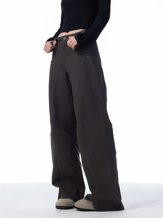 Pantalones Retro Holgados para Mujer - Comodidad Clásica - Image 18