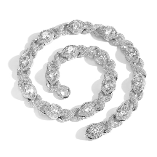 Collar Hip-Hop Personalizado para Hombre con Circones Micro Pavé - Image 10