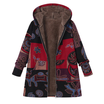 Sudadera Polar Cálida con Capucha para Mujer - Manga Larga Casual - Image 7