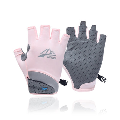 Guantes de Ciclismo Deportivos Medio Dedo Pantalla Táctil Transpirables con Protección Solar - Image 13