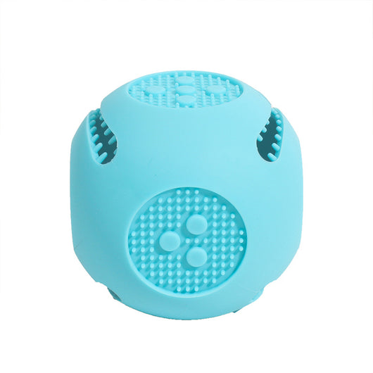 Pet Dog Toy Ball Cat Toy Outdoor Bite-resistant Puzzle Anti-choking Molar Cleaning Food-grade Silicone Leaking Food Ball - Image 4