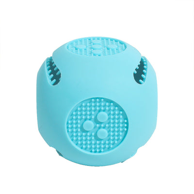 Pet Dog Toy Ball Cat Toy Outdoor Bite-resistant Puzzle Anti-choking Molar Cleaning Food-grade Silicone Leaking Food Ball - Image 4
