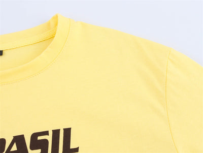 Camiseta de Verano Estilo Europeo y Americano con Estampado de Letras - Image 8