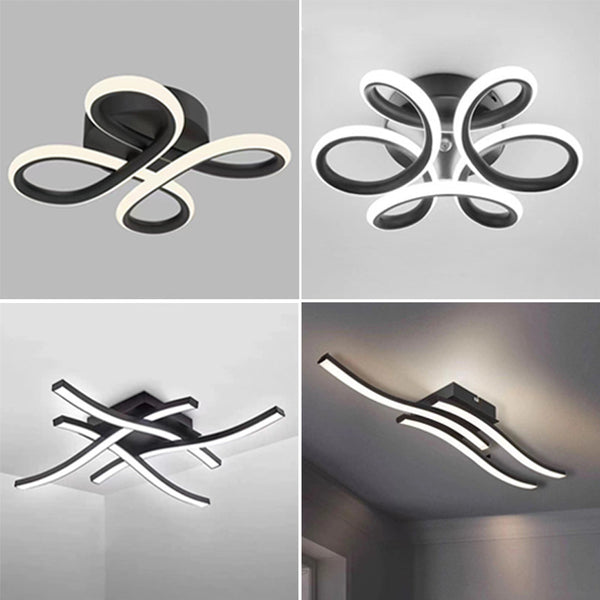 Lámpara de Techo LED Minimalista Moderna para Sala y Dormitorio