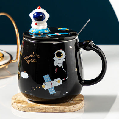 Taza Térmica Grande Creative Planet con Tapa y Cuchara - Image 8