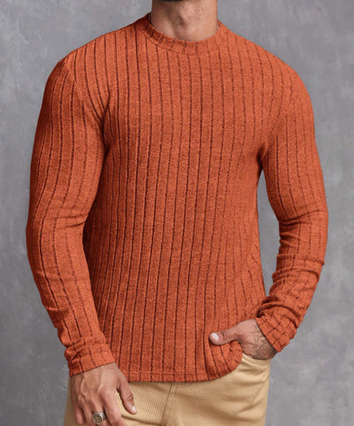 Remera Básica de Cuello Redondo y Manga Larga - Image 9