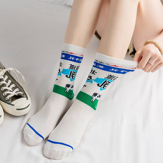 Calcetines Estampados para Mujer con Diseños Kawaii Japoneses - Image 4