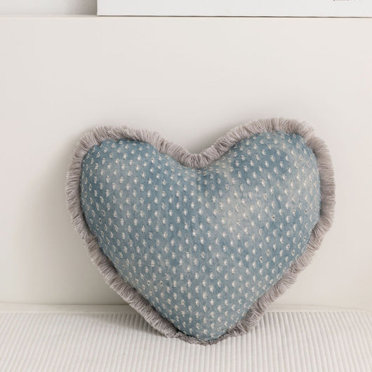 Funda de Almohada Jacquard con Franja de Denim - Image 8