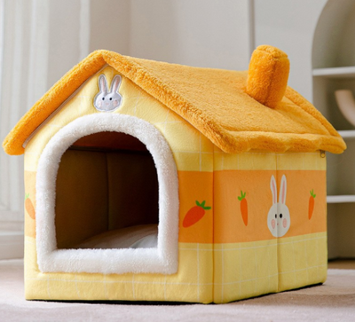 Casa Plegable para Perros y Gatos - Cama Térmica Desmontable Tipo Villa - Image 22