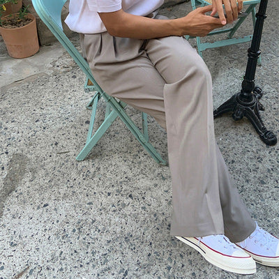 Pantalón Recto Oversize con Efecto Drapeado para Hombre - Image 6