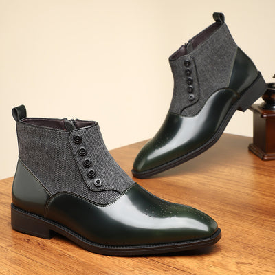 Zapatos Formales Vintage Estilo Británico en Cuero para Hombre - Image 8