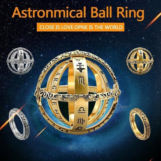 Anillo Collar Universo Giratorio - Globo Terráqueo Transformable Astronómico - Image 2