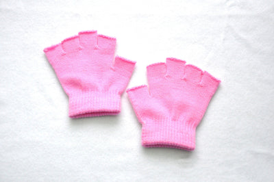 Guantes Tejidos Medio Dedo Color Sólido para Niños - Calidez sin Límites - Image 12