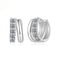 Silver Ziyun Original D Color Double Layer Moissanite Ear Clip 925 Silver Plated