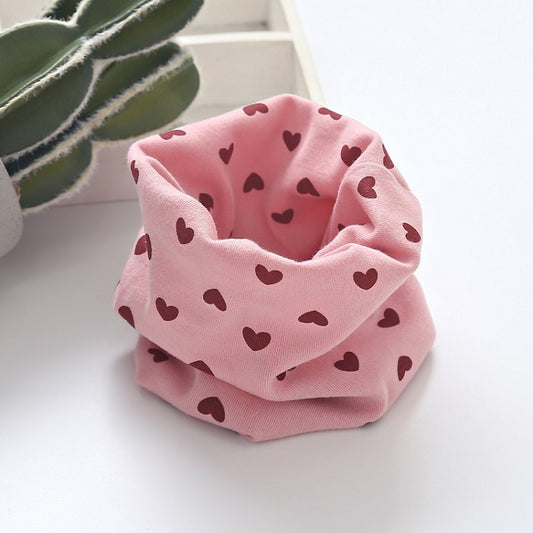 Bufanda Infantil de Algodón con Estampados Divertidos - Protección contra Frío y Viento - Image 2