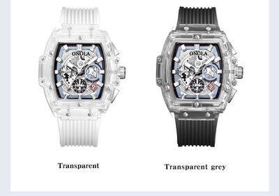 Reloj Unisex con Esfera Transparente y Luz Luminosa - Image 10