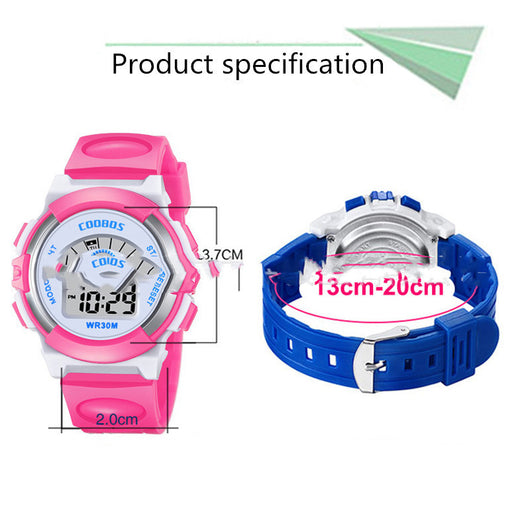 Reloj Deportivo Infantil Luminoso Resistente al Agua con Pantalla LED - Image 11