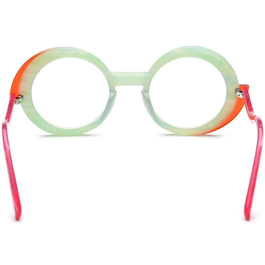 Marcos para Gafas Redondos Multicolor en Materiales Mixtos Unisex - Image 3