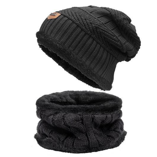 Conjunto de Gorro y Bufanda de Terciopelo Grueso para Hombre y Mujer - Image 21