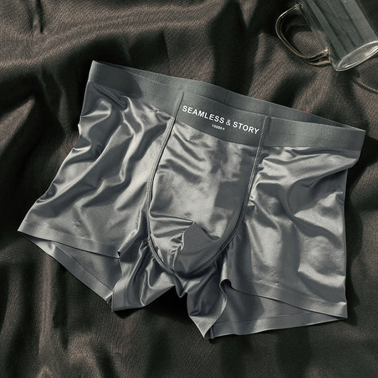 Calzoncillos de Seda de Hielo Lujo Satinado para Hombre - Image 10