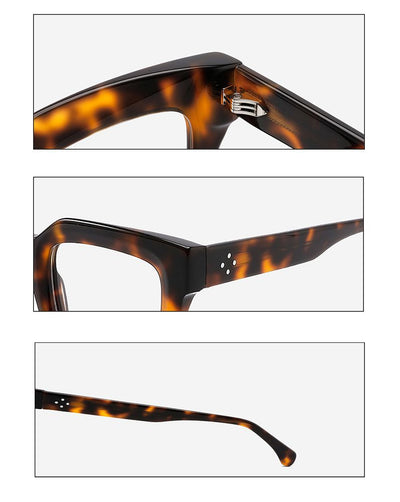Gafas de Sol Cuadradas Fashion Rice Nail - Protección UV Elegante - Image 6