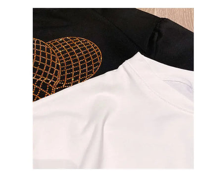 Playera Diamante Brillante Dorada Mediana para Mujer - Image 18