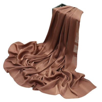 Pañuelo de Seda Liso - Versátil para Cualquier Ocasión - Image 34