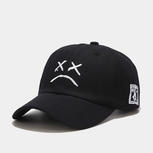 Gorra de Béisbol Unisex con Bordado Cara Llorosa - Protección Solar Outdoor - Image 2