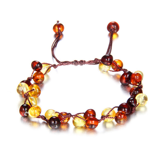 Pulsera de Ámbar Tejida a Mano - Image 10