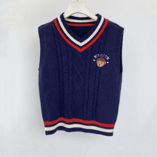 Cardigan Holgado Estilo Universitario para Mujer - Image 33