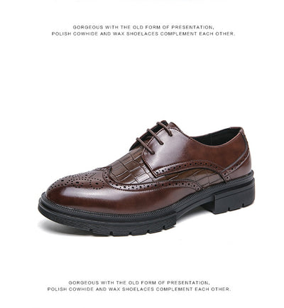 Zapatos Derby Casuales para Hombre - Estilo Británico Formal - Image 16