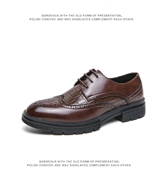 Zapatos Derby Casuales para Hombre - Estilo Británico Formal - Image 16