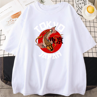 Camiseta Estampada Unisex de Algodón - Manga Corta Cuello Redondo Verano - Image 4