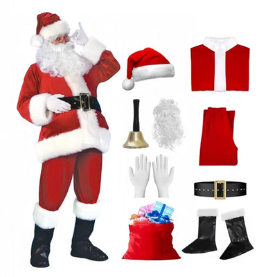 Disfraz de Papá Noel Clásico Talla Grande y Reforzado - Image 2