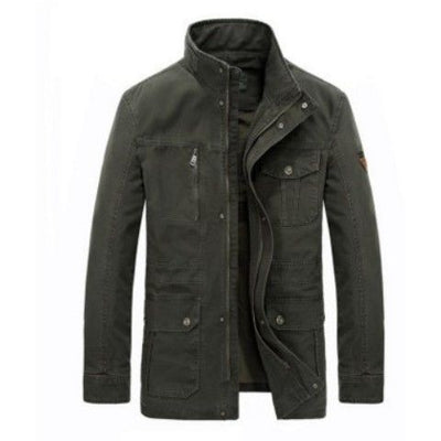 Chaqueta Casual Hombre Cuello Mao Bolsillos Múltiples - Image 5