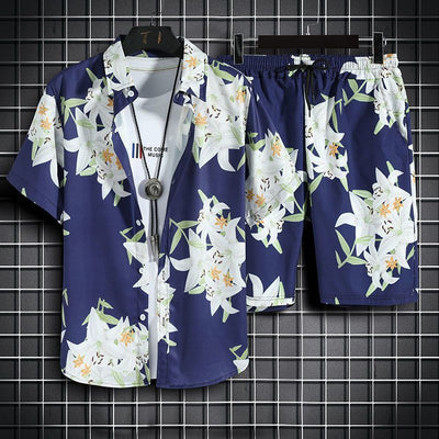 Conjunto de Camisa y Shorts Casuales para Hombre - Image 6