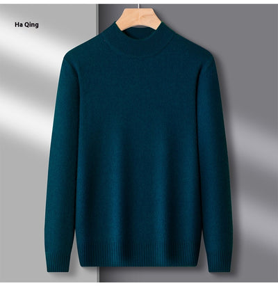 Suéter Cuello Alto Casual para Hombre - Diseño Minimalista Versátil - Image 18