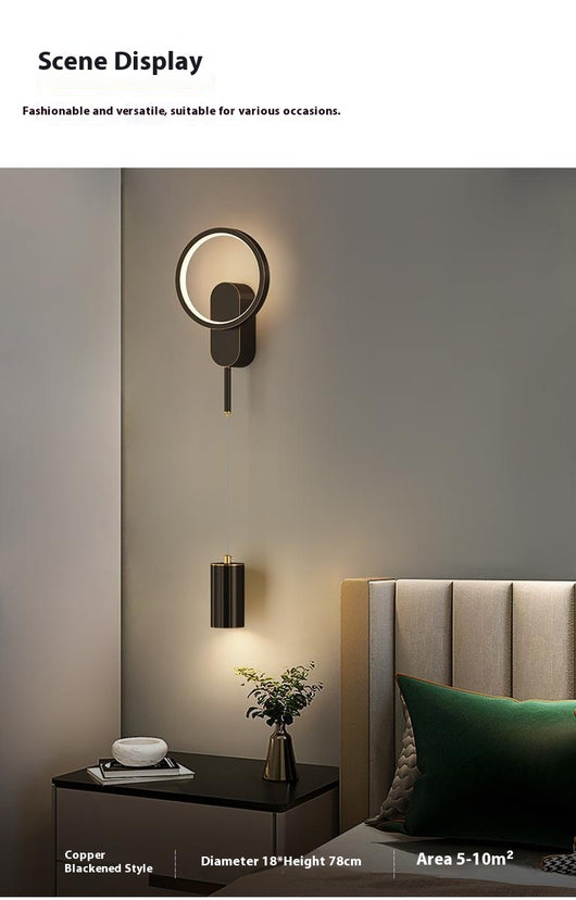 Lámpara de Pared para Dormitorio Principal - Diseño Minimalista Moderno - Image 9