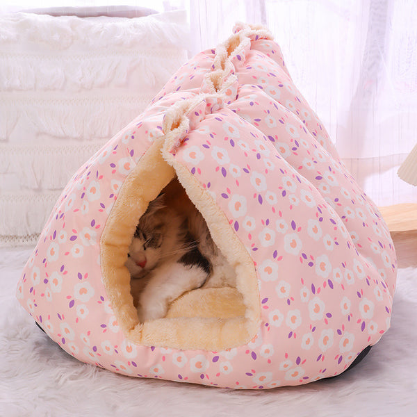 Cama Térmica Acogedora para Mascotas - Refugio Cálido Invierno