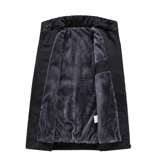 Chaqueta de Invierno para Hombre Estilo Coreano con Forro de Felpa - Image 12