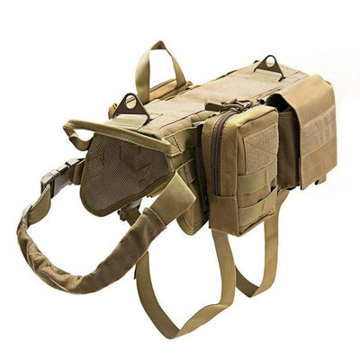 Arnés Táctico Militar para Perros con Sistema Molle Ajustable - Image 4