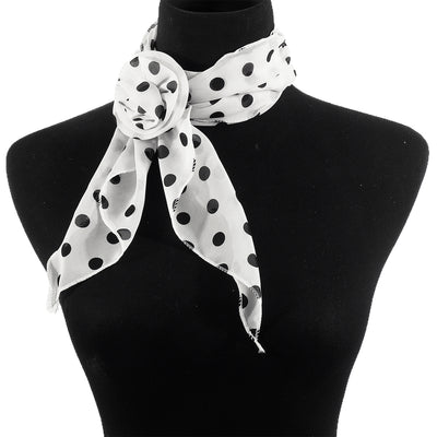 Pañuelo de Seda Estampado Leopardo y Lunares - Diseño Premium Rosa - Image 5