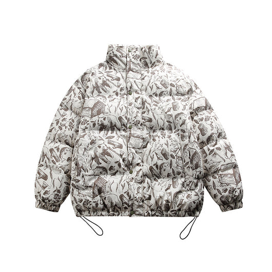 Abrigo Térmico Grueso de Algodón para Hombre - Image 6