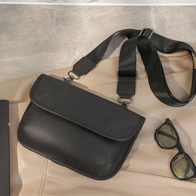 Bolso de Hombro Cuadros Piel Auténtica Estilo Urbano - Image 17