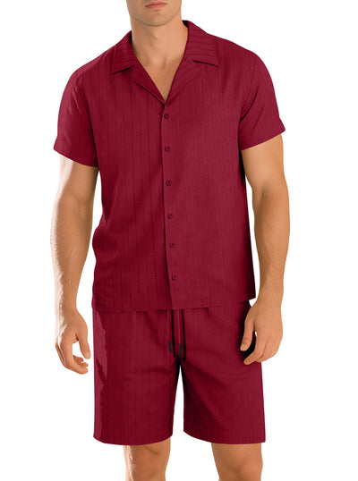 Conjunto de Camisas Casuales de Manga Corta para Hombre - Image 6