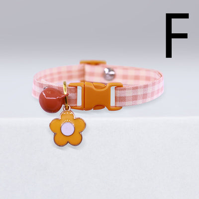 Collar Cuadriculado para Gatos con Campana - Image 12