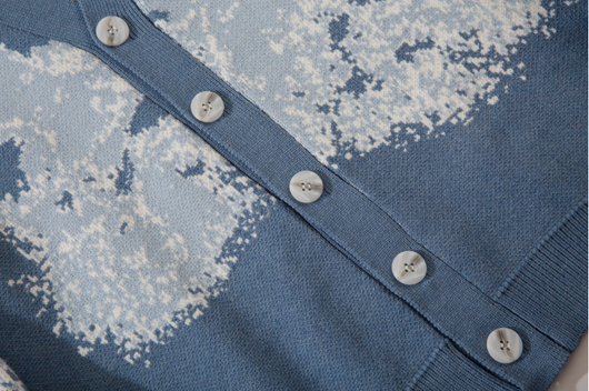 Chaqueta de Punto Suelta de Manga Larga para Hombre - Image 12