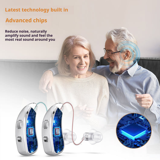 Audífono para Adultos Mayores con Carga USB y Reducción de Ruido - Image 4