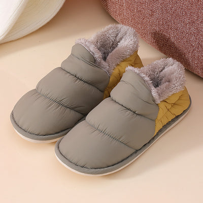 Zapatillas de Casa Invierno Terciopelo Impermeables Algodón - Image 7